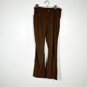 Retro Brown Corduroy Flare Leg Pants 28